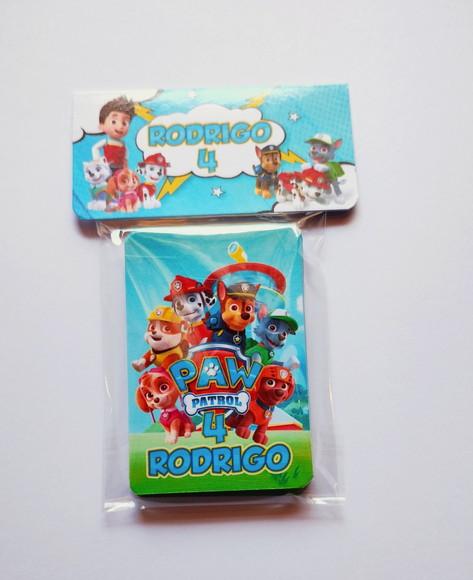 Jogos da Memória Personalizado Patrulha Canina 23 Cartas
