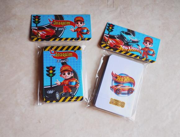 Jogos da Memória G Personalizado Hot Wheels 23 Cartas
