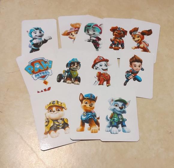 Jogos da Memória Personalizado Patrulha Canina 23 Cartas