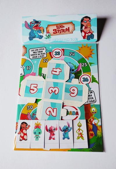 Jogos de Tabuleiro Lilo & Stitch Lembrancinha de Festa
