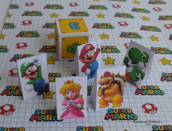 Jogos de Tabuleiro Super Mário Lembrancinhas