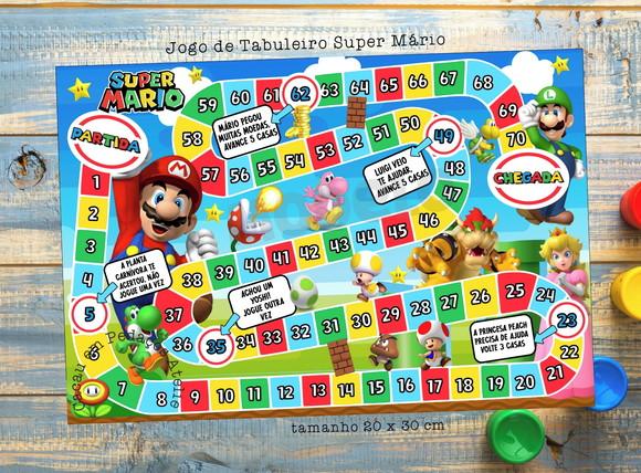 Jogos de Tabuleiro Super Mário Lembrancinhas