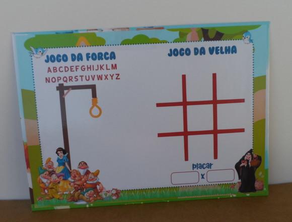 Lousa Mágica Branca de Neve com Caneta e Jogos