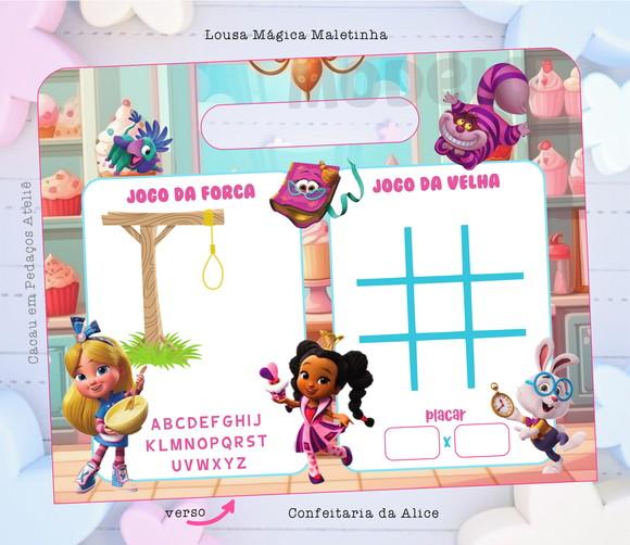Lousa Mágica Confeitaria da Alice