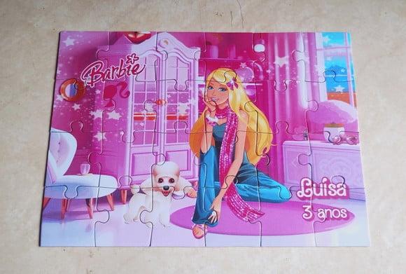 Quebra Cabeça 24 Peças Barbie Lembrancinha