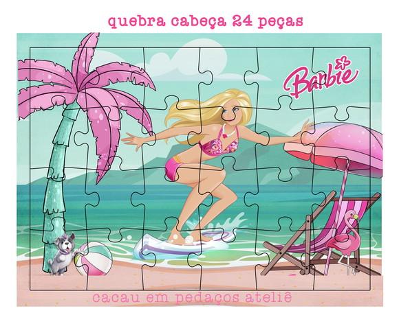 Quebra Cabeça 24 Peças Barbie Lembrancinha