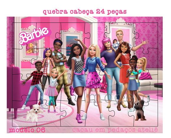 Quebra Cabeça 24 Peças Barbie Lembrancinha