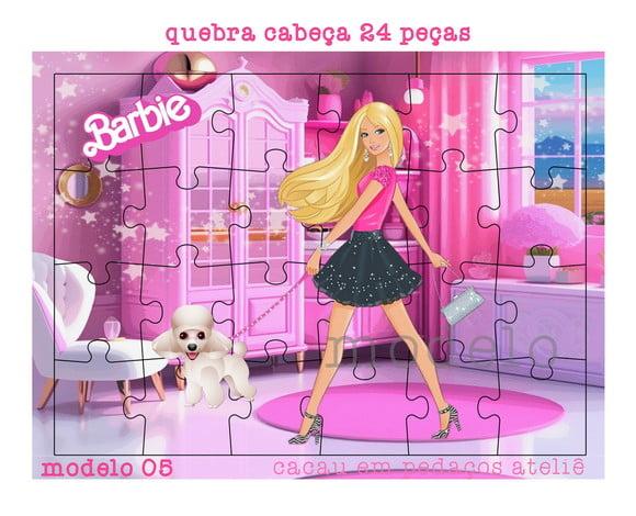 Quebra Cabeça 24 Peças Barbie Lembrancinha
