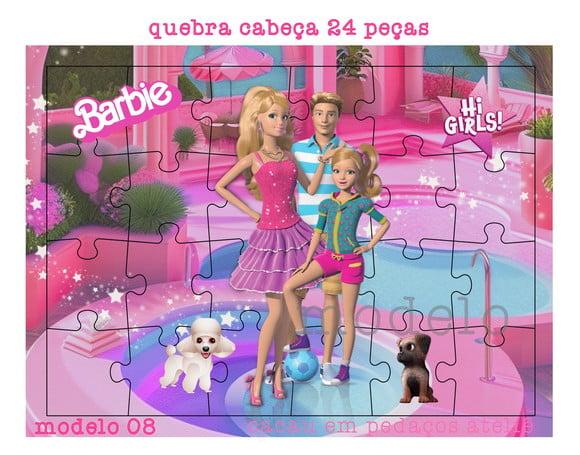 Quebra Cabeça 24 Peças Barbie Lembrancinha