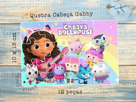 Quebra Cabeça Casa da Gabby 10 x 15 cm