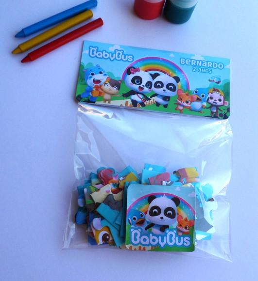 Quebra Cabeça Personalizado Baby Bus 10 x 15 cm