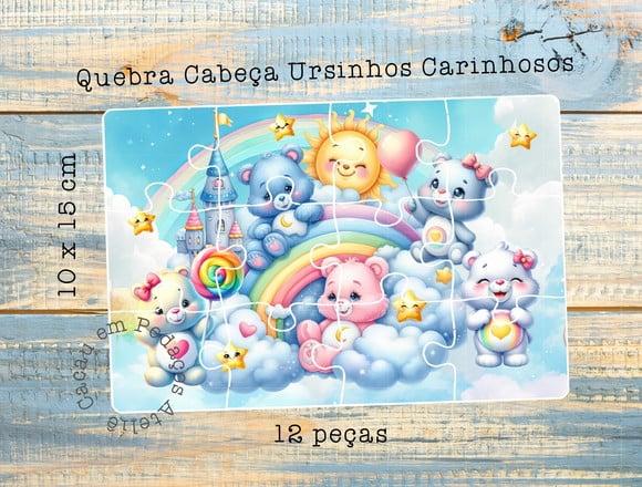 Quebra Cabeça Ursinhos Carinhosos 10 x 15 cm