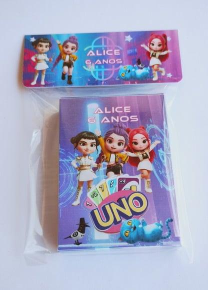 Uno Guerreiras do Kpop Huntrix Lembrancinha de Aniversário