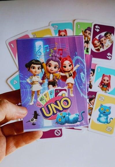 Uno Guerreiras do Kpop Huntrix Lembrancinha de Aniversário