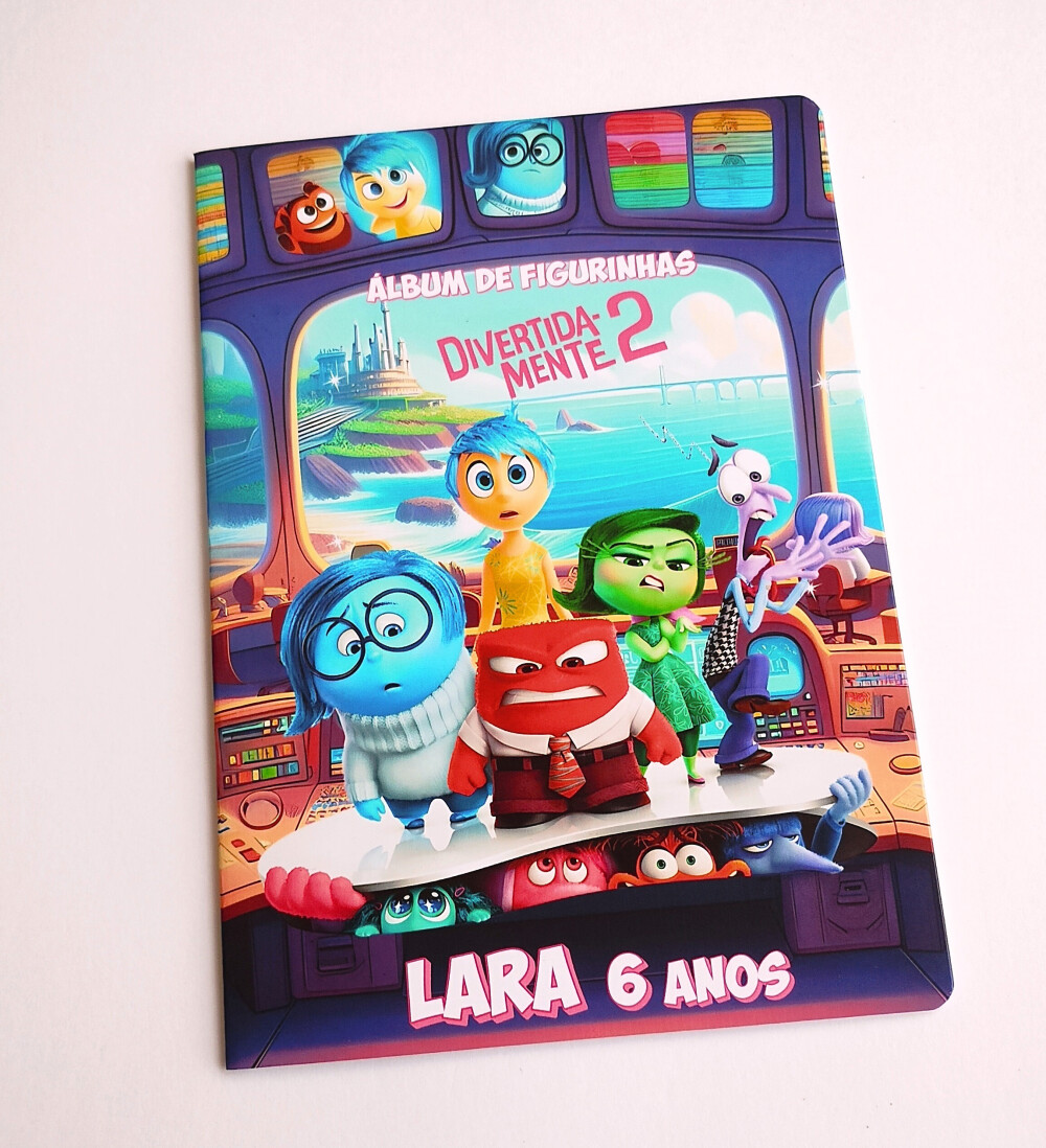 20 Álbum de Figurinhas Divertidamente Desenhos de Colorir