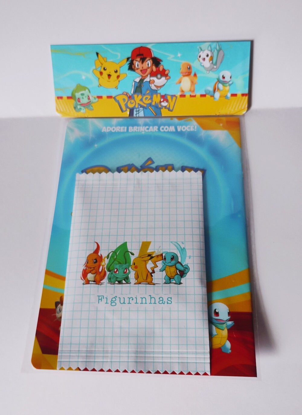 Álbum de Figurinhas Pokémon com Desenhos de Colorir