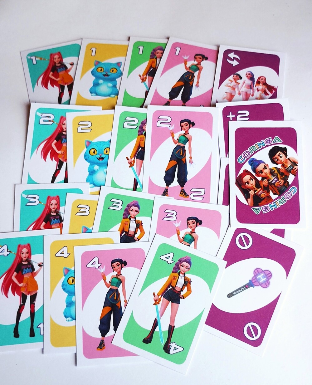 Uno Guerreiras do Kpop Huntrix Lembrancinha de Aniversário