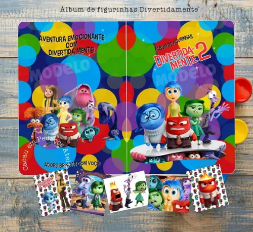 20 Álbum de Figurinhas Divertidamente Desenhos de Colorir