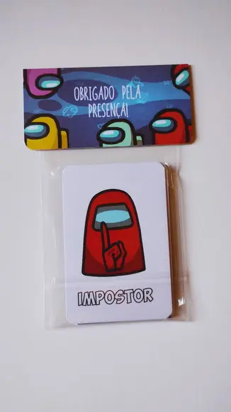 20 Jogos da Memória G Personalizado Among Us