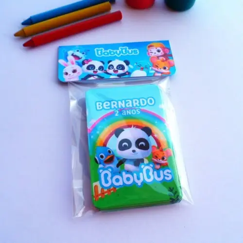 20 Jogos da Memória G Personalizado Baby Bus
