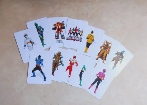 20 Jogos da Memória Power Rangers Personalizado