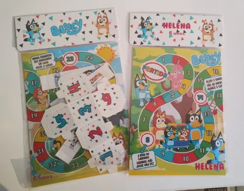 20 Jogos de Tabuleiro Bluey Lembrancinhas