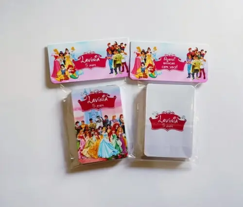 Princesas Lembrancinhas Jogo da Memória Personalizado Lembrancinha Festa Infantil