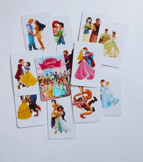 Princesas Lembrancinhas Jogo da Memória Personalizado Lembrancin