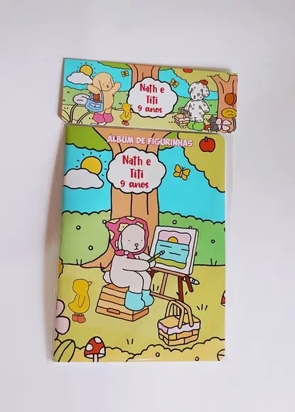 Álbum de Figurinhas Bobbie Goods Desenho Colorir Aniversário