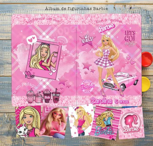 Barbie Álbum de Figurinhas e Desenhos