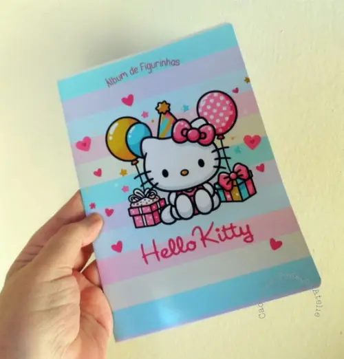 Álbum de Figurinhas e Desenhos de Colorir Hello Kitty