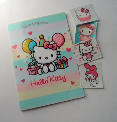 Álbum de Figurinhas e Desenhos de Colorir Hello Kitty
