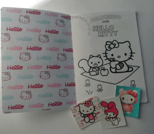 Álbum de Figurinhas e Desenhos de Colorir Hello Kitty
