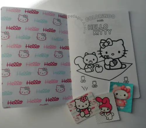 Álbum de Figurinhas e Desenhos de Colorir Hello Kitty