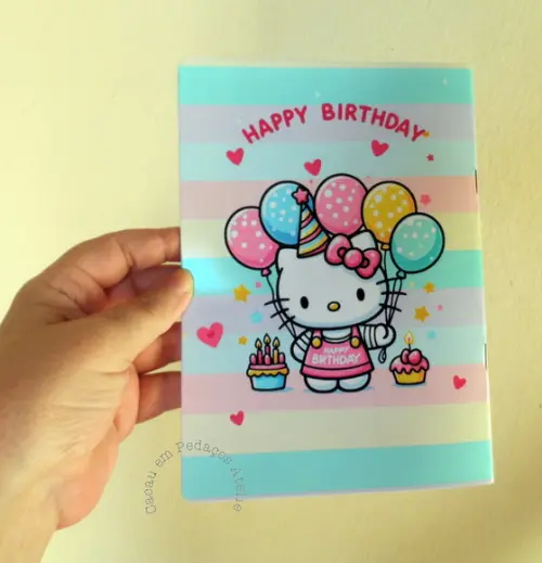 Álbum de Figurinhas e Desenhos de Colorir Hello Kitty