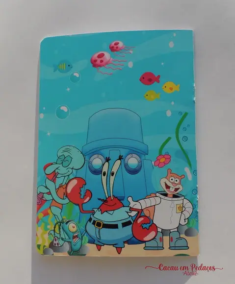 Álbum de Figurinhas e Desenhos para Colorir Bob Esponja