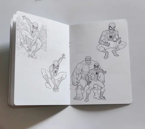 Álbum de Figurinhas Homem Aranha Spiderman Lembrancinha Festa In