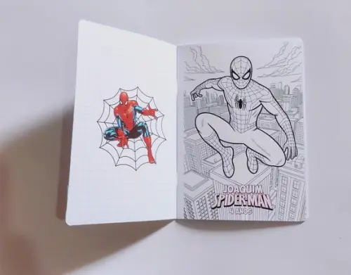 Álbum de Figurinhas Homem Aranha Spiderman Lembrancinha Festa In