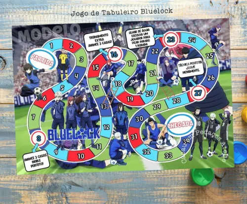 Bluelock Festa Jogo de Tabuleiro Lembrancinha Personalizada