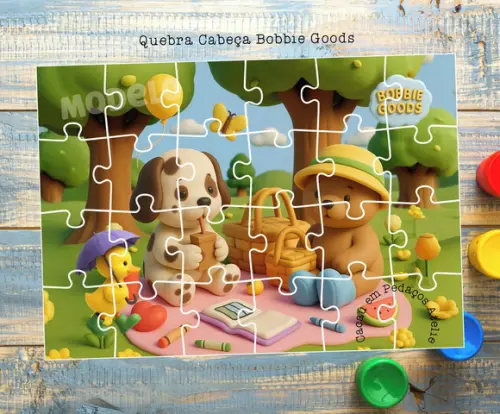 Bobbie Goods Quebra Cabeça Lembrancinha Festa Infantil