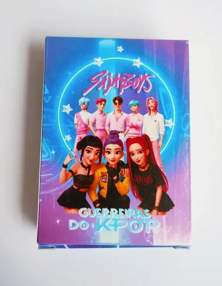 Guerreiras Kpop Huntrix Jogo da Memória Caixa Lembrancinha