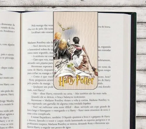 Harry Potter Marcador de Página Magnético Lembrancinha Festa