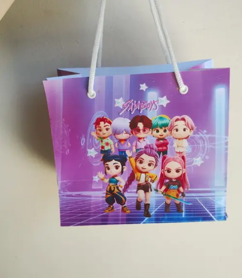 Guerreiras Kpop Huntrix Sacola Lembrancinha Aniversário
