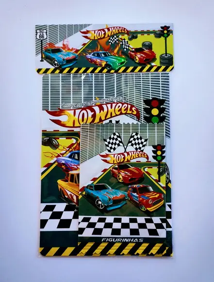 Hot Wheels Álbum de Figurinhas + Desenhos Colorir Lembrancinha d