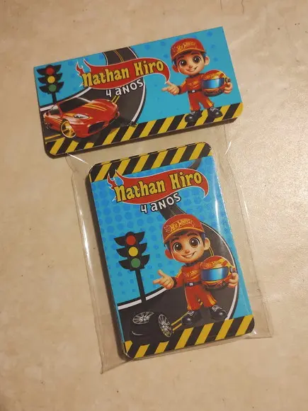 Hot Wheels  Jogo da Memória Personalizado Lembrancinha Infantil