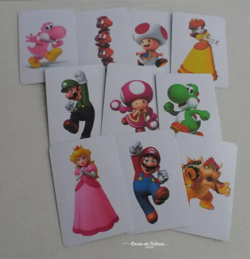 Super Mário Jogo da Memória Personalizado Lembrancinha Infantil