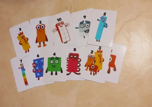 Jogo da Memória Personalizado Numberblocks 23 Cartas