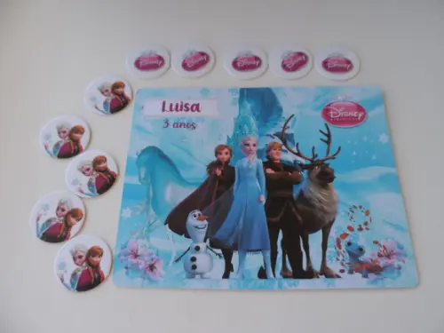 Jogo da Velha Personalizado Frozen Vários Temas