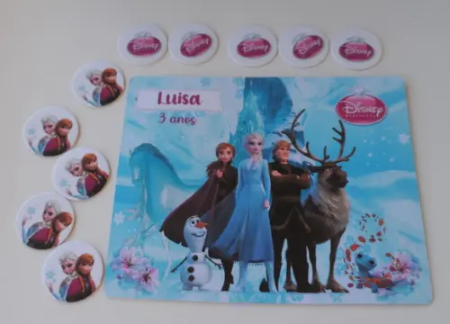 Jogo da Velha Personalizado Frozen Vários Temas