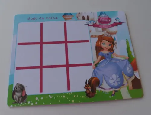 Jogo da Velha Personalizado Princesa Sofia Vários Temas